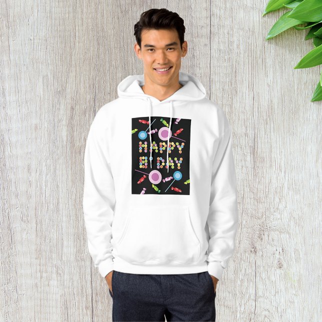 Birthday Hälsning Candles Hoodie (Skapare uppladdad)