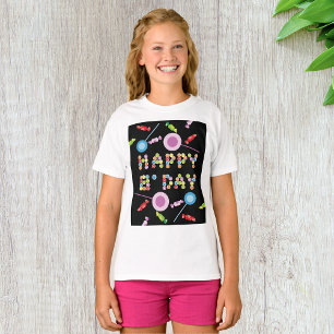 Birthday Hälsning Candles T Shirt