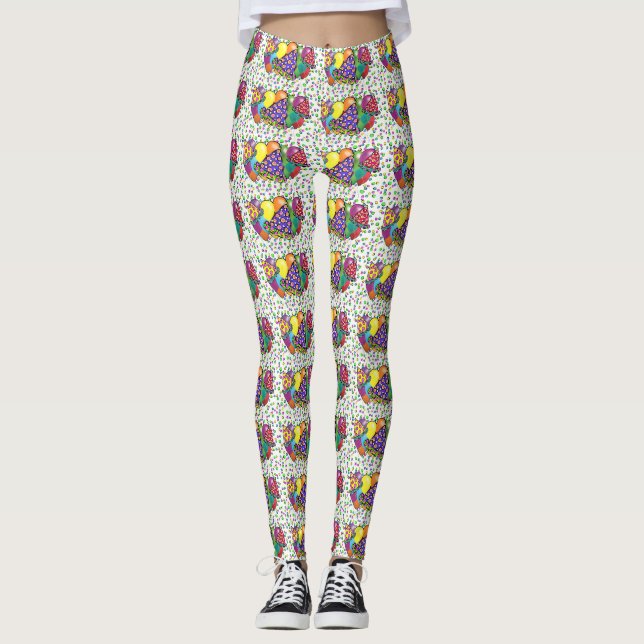BIRTHDAY HATS DESIGN LEGGINGS (Framsida)