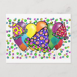 BIRTHDAY HATS DESIGN VYKORT