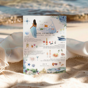 Birthday Helg Itinerary   Menorca Inbjudningar