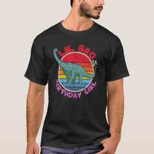 Birthday I Lil Bro I Brachiosaurus I Family M T Shirt