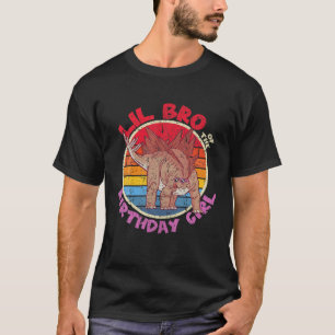 Birthday I Lil Bro I Stegosaurus I Family Mat T Shirt