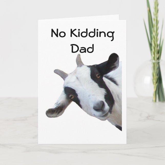 BIRTHDAY=INGEN KIDING PAPPA KORT (Framsida)