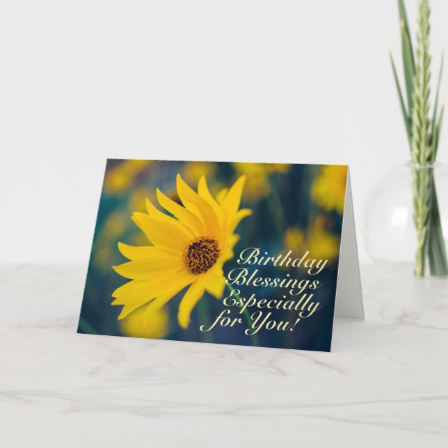 Birthday Inspirational Bible Verse Jeremiah 29:11 Kort (Framsida)