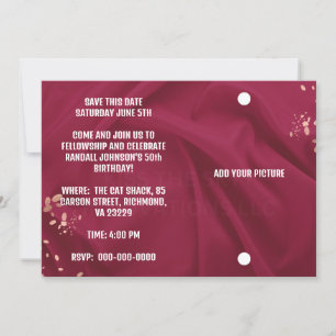 BIRTHDAY INVITATION 2 SPARA DATUM INBJUDNINGAR