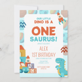 Birthday Invitation – Dino Roar Theme Inbjudningar