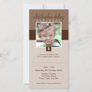 BIRTHDAY INVITATIONS: Underbart fält 7
