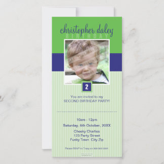 BIRTHDAY INVITATIONS: Underbart kvadrat 1