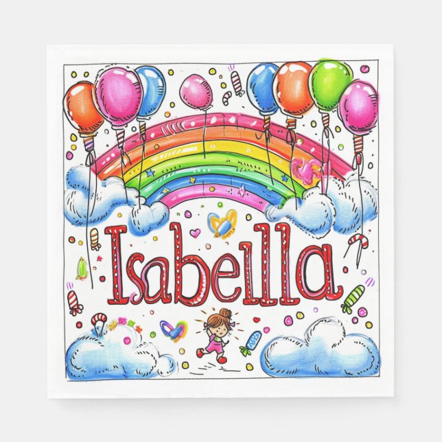 Birthday, Isabella Pappersservett (Framsidan)