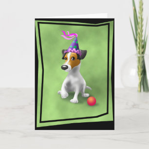 Birthday JackRusselB Kort