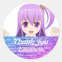 Birthday Kawaii anime japanese stil tackar dig