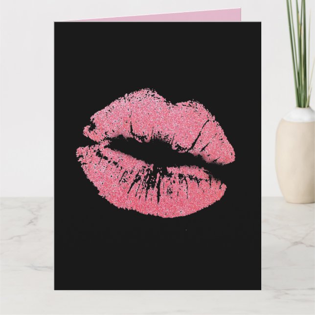 BIRTHDAY KISS BIG GREETING CARD KORT (Framsida)