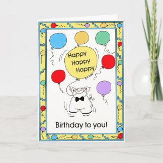 BIRTHDAY-kort Kort
