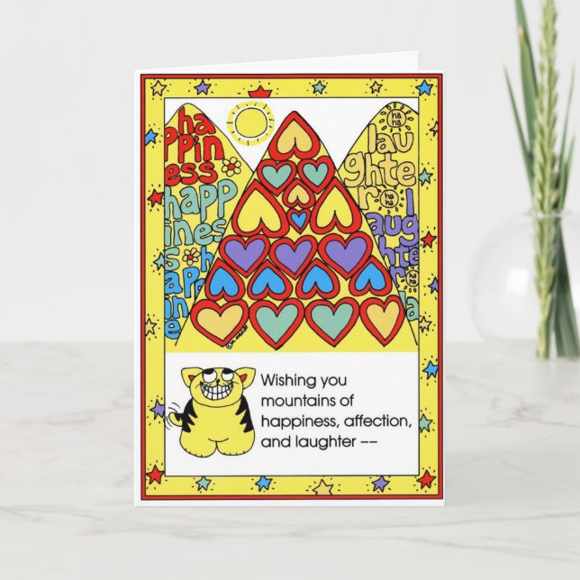 BIRTHDAY-kort Kort (Framsida)