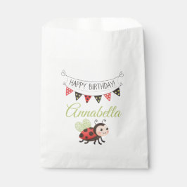 Birthday Ladybug Treat Bag