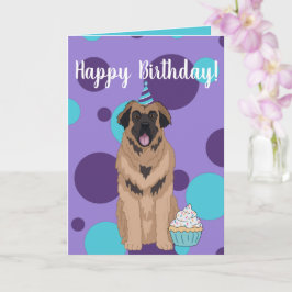 Birthday Leonberger Kort