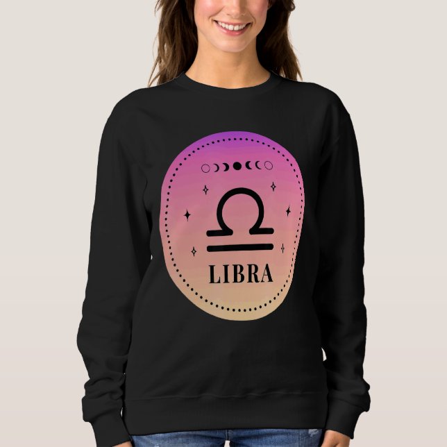 Birthday Libra Women Zodiac Sign Libra T Shirt (Framsida)