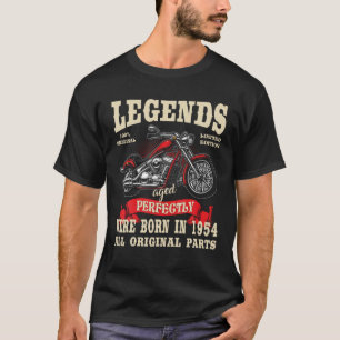 Birthday Man Biker Gift Motorcle Chopper 1954 T Shirt