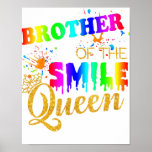Birthday Matching Party Brother Gift Slime Queen Poster<br><div class="desc">Birthday Matching Party Brother Gift Slime Queen</div>
