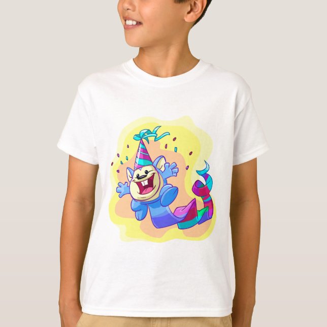 Birthday Meerca T Shirt (Framsida)
