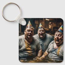 Birthday Mess – Funny Keychain Nyckelring