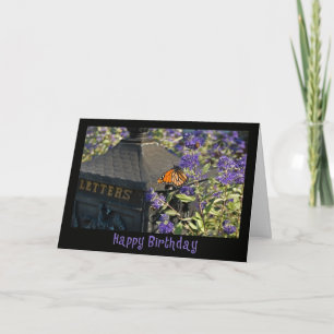 Birthday Monarch Butterfly Kort