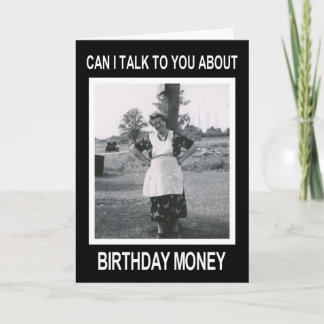 Birthday Money Kort