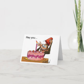 birthday_monkey Hey dig… Kort