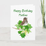 Birthday Mother Watercolor Song Sparrow Nature Kort<br><div class="desc">Perfect if you love birds,  birding or sparrows.  



  


com.
  



  



  



  



  



  



  



  



  


com</div>
