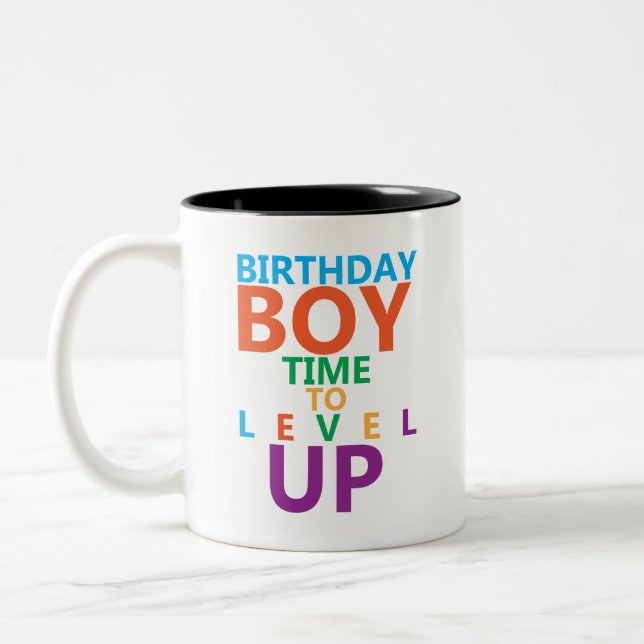 Birthday Mug Två-Tonad Mugg (Vänster)