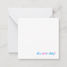 Birthday Notecard
