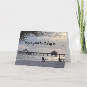 BIRTHDAY ÖNSKEMÅL * BÄTTRE ÄN DAG VID BEACH * KORT