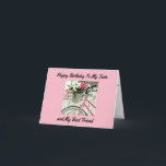 *BIRTHDAY* ÖNSKEMÅL FÖR MIN *TWIN SISTER* KORT<br><div class="desc">EN BICYCLE,  EN BASKET AV BLOMMOR OCH "KÄRLEK" GÖR ETT MYCKET "GRATTIS PÅ FÖDELSEDAGEN TWIN SISTER CARD!"</div>