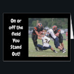 BIRTHDAY ÖNSKEMÅL TILL VÅR FAV FOOTBALL PLAYER HÄLSNINGSKORT<br><div class="desc">TACK för att stanna vid en av mina åtta butiker!</div>