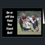 BIRTHDAY ÖNSKEMÅL TILL VÅR FAV FOOTBALL PLAYER HÄLSNINGSKORT<br><div class="desc">TACK för att stanna vid en av mina åtta butiker!</div>