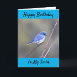 BIRTHDAY ÖNSKEMÅL TO MIN **TWIN SISTER** KORT<br><div class="desc">Berätta för henne hur du känner på "hennes speciella dag" genom att skicka henne detta vackra födelsedagskort till henne ***BIRTHDAY**** eller byta om du behöver det för att vara säker!!!!!!!!</div>
