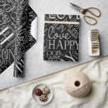 Birthday Ord Cloud Son Silver ID272 Presentpapper<br><div class="desc">Jag hade mycket roligt att skapa de här födelsedagsmolnen från ord, så jag hoppas att du gillar att använda dem! Den här, för en son i vilken ålder som helst, har ord som: "du sten, fira, party, kärlek" och "bäst någonsin" i ett urval av coola typsnitt tillsammans med texten "Grattis...</div>