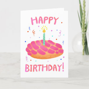Birthday Pan Dulce Concha Kort