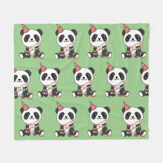 Birthday Panda För barn A Birthday Fleece Blanket