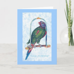 Birthday Parrot Kort