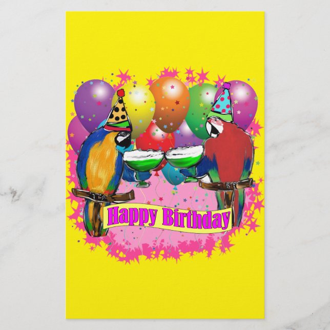 BIRTHDAY PARROTS (Framsida)