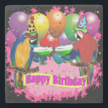 BIRTHDAY PARROTS STENUNDERLÄGG<br><div class="desc">PRODUKTER AV KUTBIRTEDAGSPARROT</div>