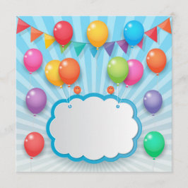 Birthday party inbjudningar