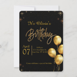Birthday Party Invitation Inbjudningar