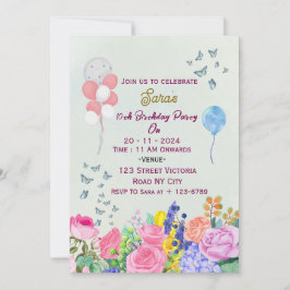 Birthday Party Invitations  Inbjudningar