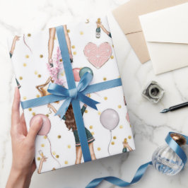 Birthday Pattern Presentpapper