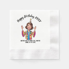 BIRTHDAY pediatric doctor antistress fun  Pappersservett