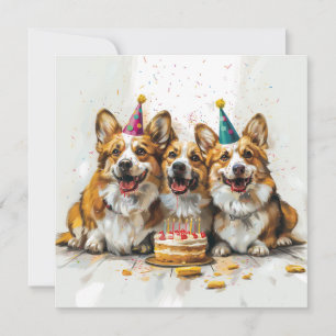 Birthday Pembroke Welsh Corgi Hundar