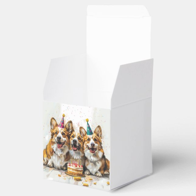 Birthday Pembroke Welsh Corgi Hundar Presentaskar (Öppnad)